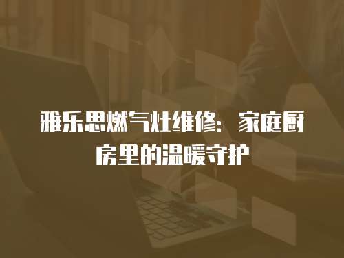 雅樂思燃氣灶維修：家庭廚房里的溫暖守護