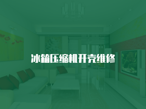 冰箱壓縮機開殼維修