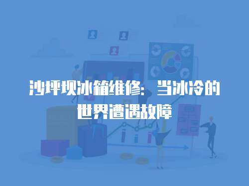 沙坪壩冰箱維修：當冰冷的世界遭遇故障