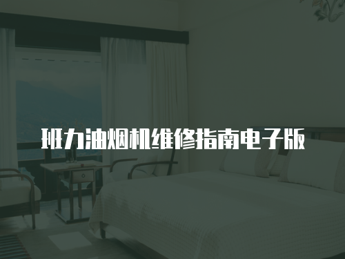 班力油煙機維修指南電子版