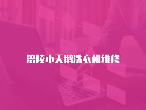 涪陵小天鵝洗衣機維修
