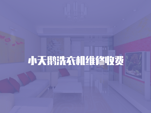 小天鵝洗衣機維修收費