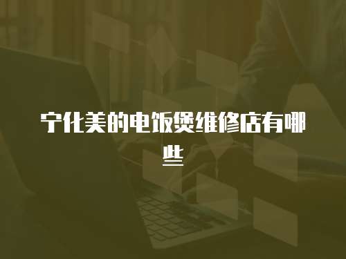 寧化美的電飯煲維修店有哪些