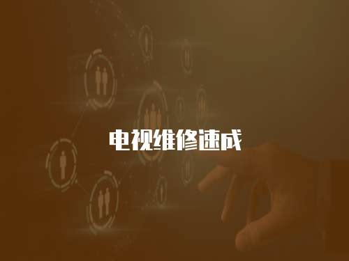 電視維修速成