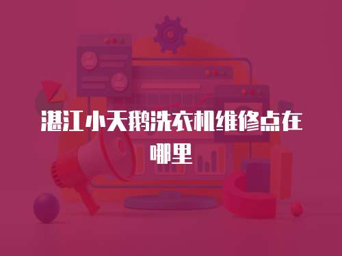 湛江小天鵝洗衣機維修點在哪里
