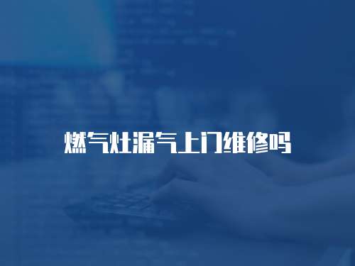 燃氣灶漏氣上門維修嗎