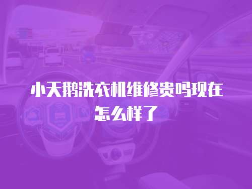 小天鵝洗衣機維修貴嗎現在怎么樣了