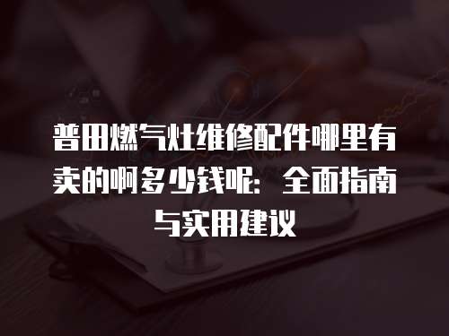 普田燃?xì)庠罹S修配件哪里有賣的啊多少錢呢：全面指南與實(shí)用建議