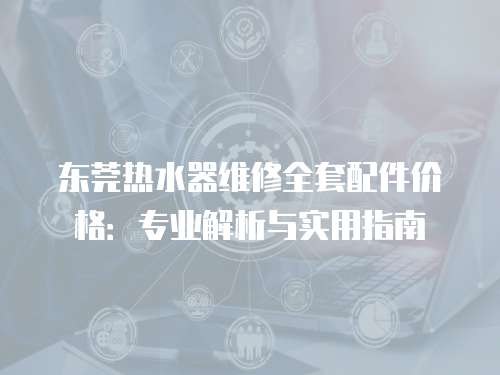 東莞熱水器維修全套配件價(jià)格：專業(yè)解析與實(shí)用指南