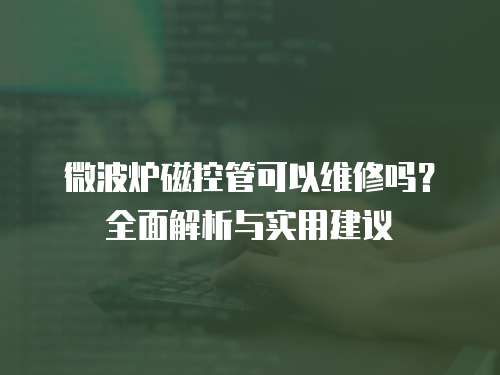 微波爐磁控管可以維修嗎？全面解析與實(shí)用建議