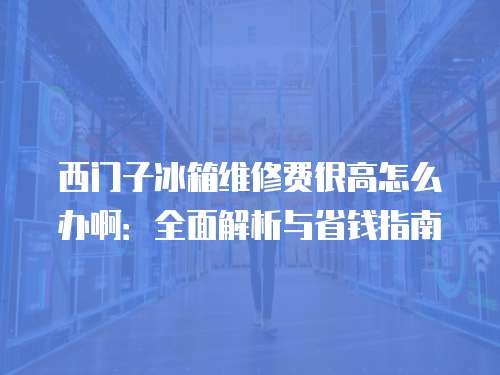 西門子冰箱維修費很高怎么辦啊：全面解析與省錢指南