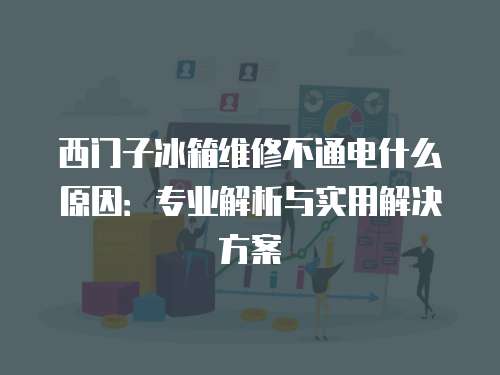 西門子冰箱維修不通電什么原因：專業解析與實用解決方案