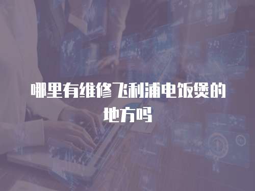 哪里有維修飛利浦電飯煲的地方嗎