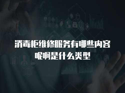 消毒柜維修服務(wù)有哪些內(nèi)容呢啊是什么類型