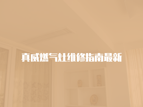 真威燃?xì)庠罹S修指南最新