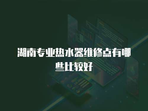 湖南專業(yè)熱水器維修點(diǎn)有哪些比較好