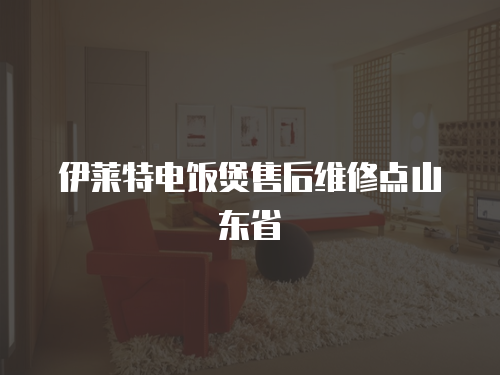 伊萊特電飯煲售后維修點山東省