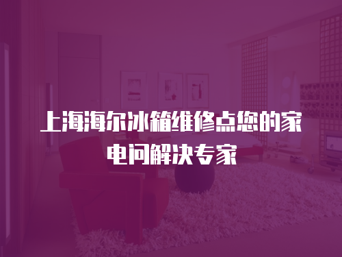 上海海爾冰箱維修點您的家電問解決專家