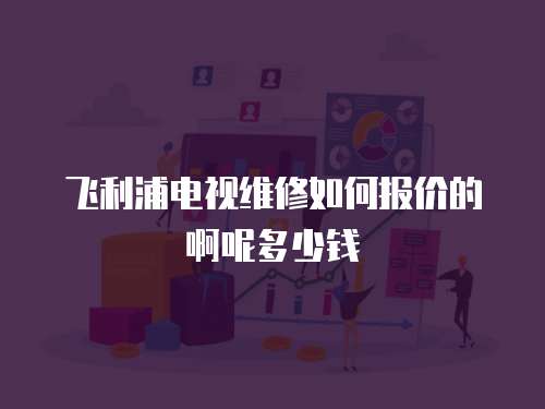 飛利浦電視維修如何報價的啊呢多少錢