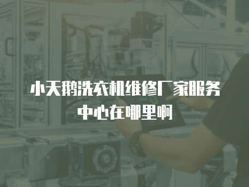 小天鵝洗衣機(jī)維修廠家服務(wù)中心在哪里啊