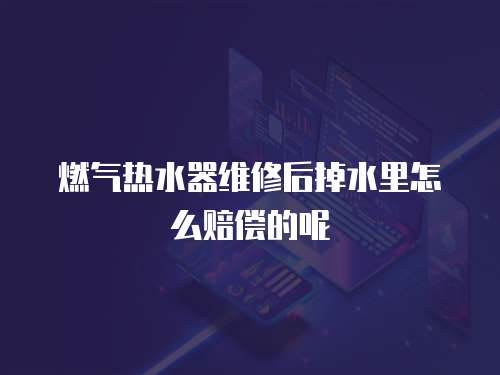 燃氣熱水器維修后掉水里怎么賠償?shù)哪?></a></div><div   id=