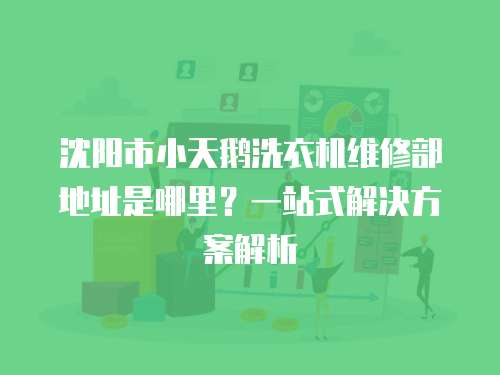 沈陽市小天鵝洗衣機維修部地址是哪里？一站式解決方案解析