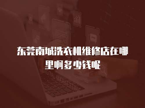 東莞南城洗衣機維修店在哪里啊多少錢呢