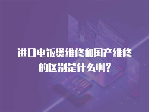 進口電飯煲維修和國產維修的區別是什么啊？