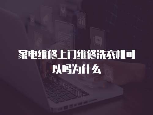 家電維修上門維修洗衣機可以嗎為什么