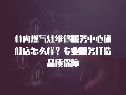 林內燃氣灶維修服務中心旗艦店怎么樣？專業服務打造品質保障