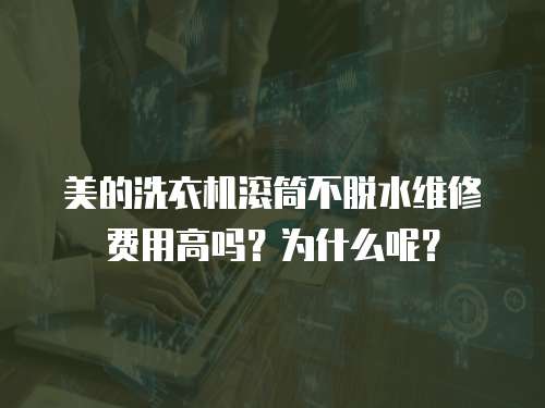 美的洗衣機滾筒不脫水維修費用高嗎？為什么呢？