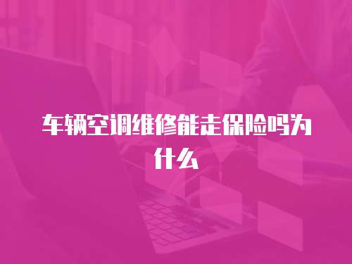 車輛空調維修能走保險嗎為什么