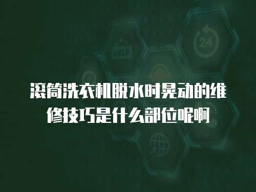 滾筒洗衣機脫水時晃動的維修技巧是什么部位呢啊