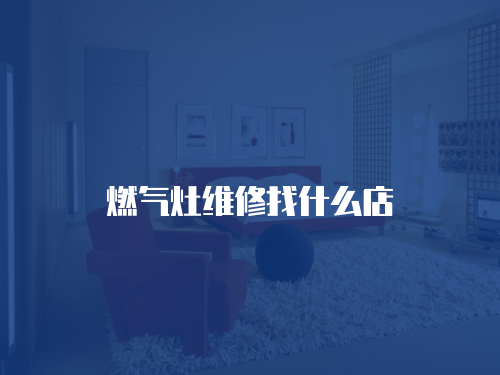 燃?xì)庠罹S修找什么店
