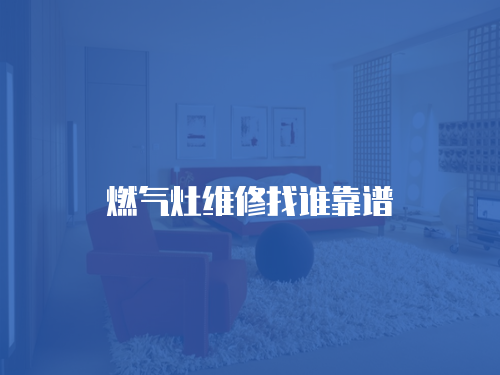 燃?xì)庠罹S修找誰靠譜
